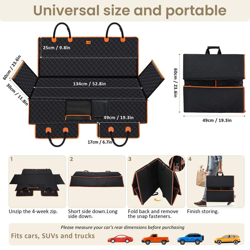 Upgraded Back Seat Extender for Dogs with Impact Foam, Dog Car Seat Cover with Hard Bottom Holds 400Lbs #Cozyvibes #Petlife