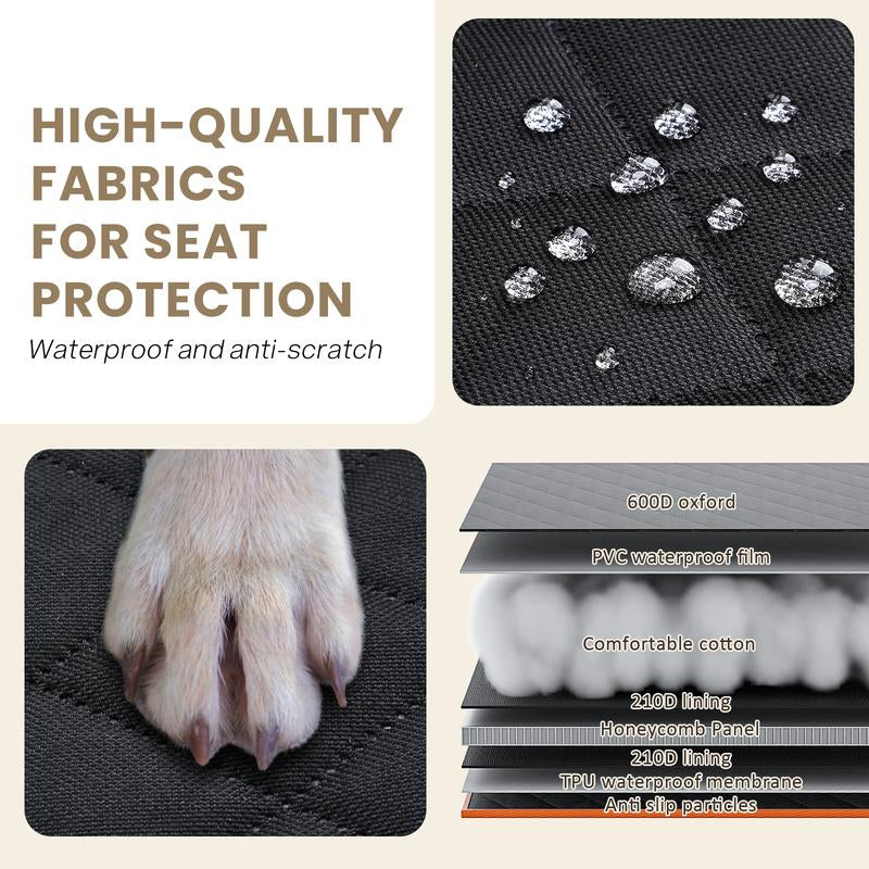Upgraded Back Seat Extender for Dogs with Impact Foam, Dog Car Seat Cover with Hard Bottom Holds 400Lbs #Cozyvibes #Petlife